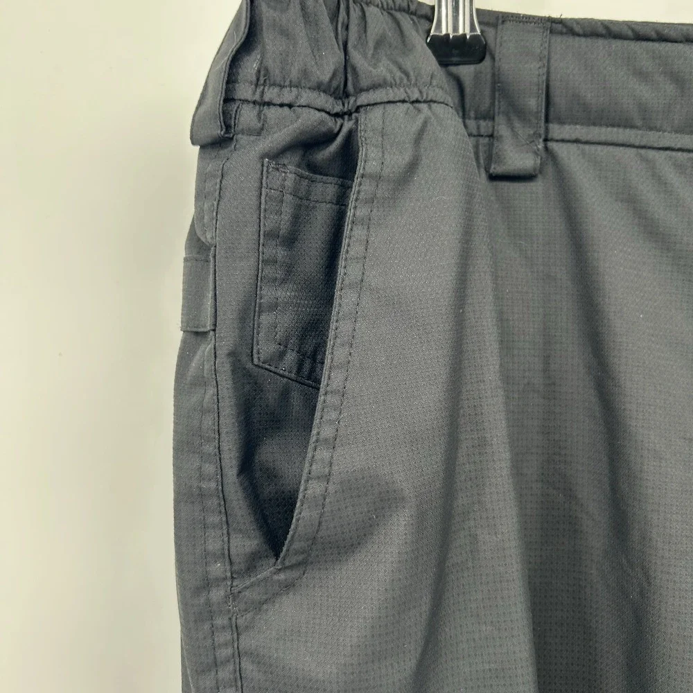 ZeroXposur Mens XL Fleece Lined Waterproof Snow Ski Cargo Pants Black Workwear